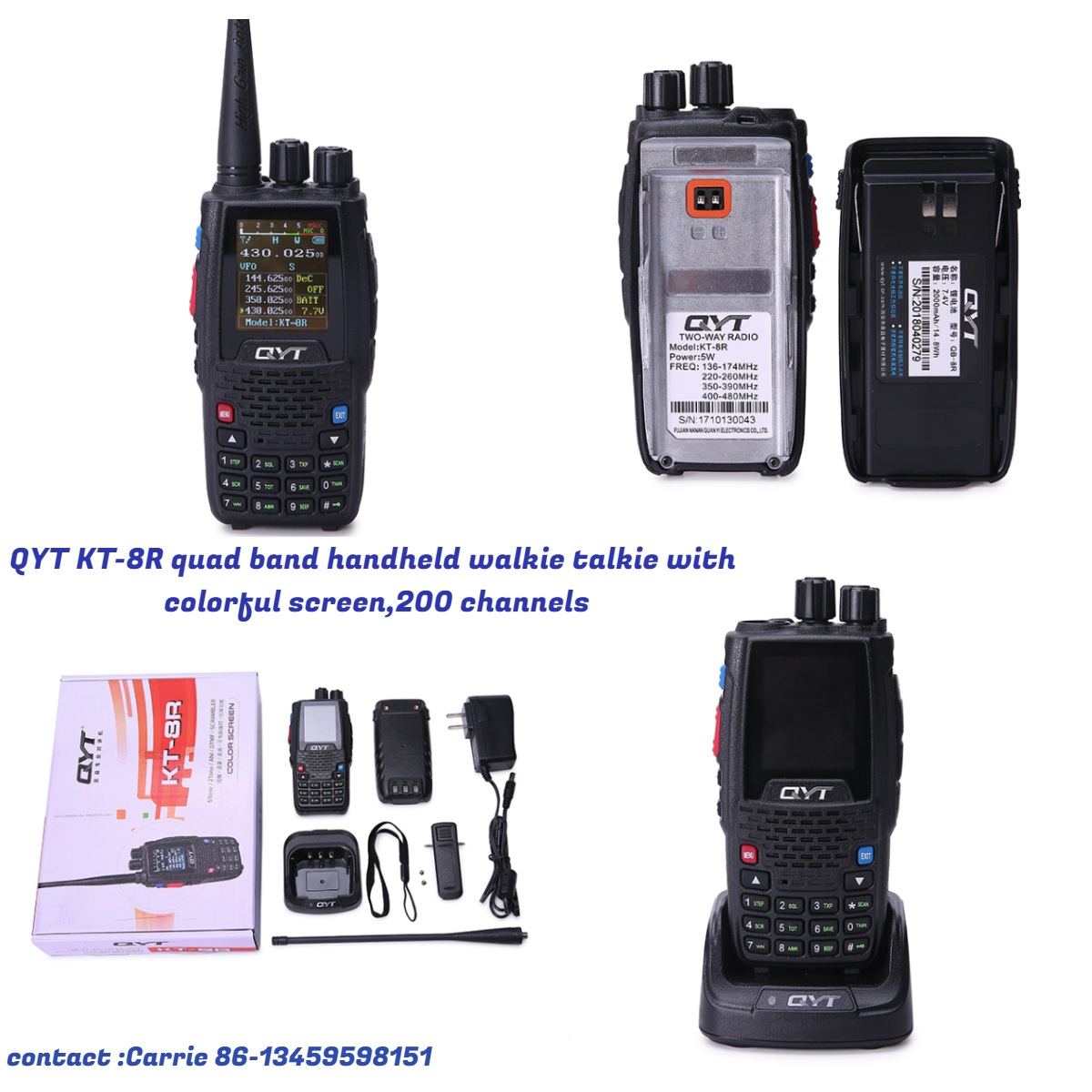 KT-8R Walkie Talkies