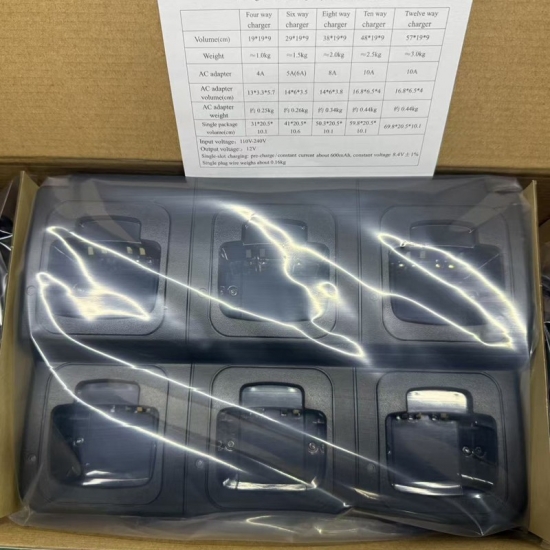 запасний слот типу 6-ти інтелектуального зарядного пристрою gp3688